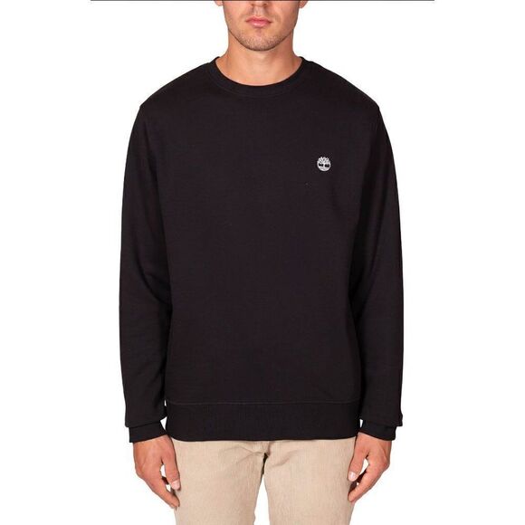 Timberland Men's Essential Logo Sweatshirt Black XL - Picture 2 of 15